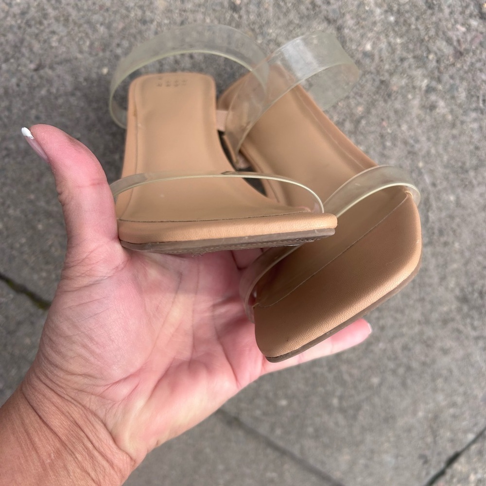 Women's Deanna Mule Heels Clear sandals- A New
Day T™ 8.5 - Picture 9 of 9